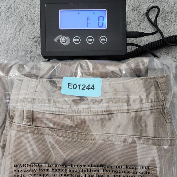 Red Ale By Alesbury Pants Mens 32/34 Tan Slim Straight Bedford Corduroy Office - Picture 12 of 12